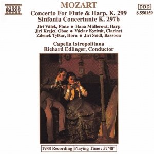 'MOZART: Concerto for Flute and Harp / Sinfonia Concertante' için resim