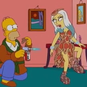 Bild för 'Lady Gaga / The Simpsons'