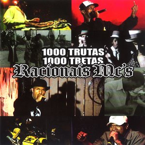 “1000 Trutas 1000 Tretas (ao vivo)”的封面