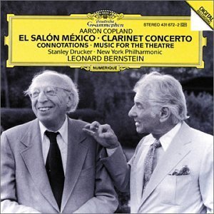 Image pour 'El Salon Mexico / Concerto for Clarinet and String Orchestra / Music for the Theatre / Connotations for Orchestra'