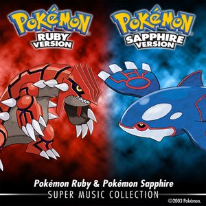“Pokémon Ruby & Pokémon Sapphire: Super Music Collection”的封面
