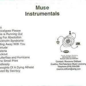 Image for 'Absolution (Instrumentals) (CDr Promo)'