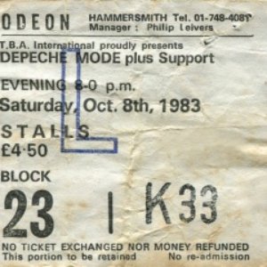 '1983-10-08 Hammersmith Odeon, London, England, UK'の画像