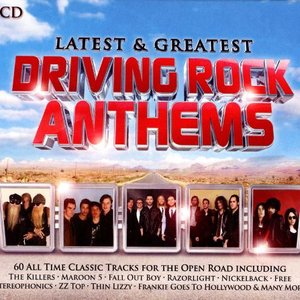 “Latest and Greatest Driving Rock Anthems”的封面