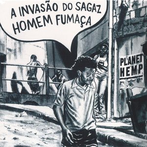 “A invasão do sagaz homem fumaça”的封面