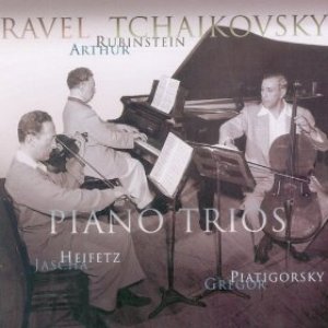'Rubinstein Collection, Vol. 25: Ravel: Trio in A Minor; Tchaikovsky: Trio in A Minor, Op. 50' için resim