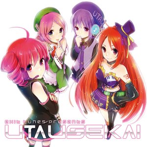 Image for 'EXIT TUNES PRESENTS UTAUSEKAI feat.重音テト、波音リツ、桃音モモ、唄音ウタ、愛野ハテ、櫻歌ミコ、穂歌ソラ、雪歌ユフ、欲音ルコ'