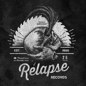 “Relapse Records: 25 Years of Contamination”的封面