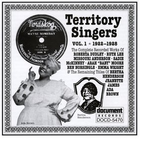 “Territory Singers Vol. 1 (1922-1928)”的封面