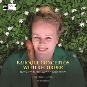 “Baroque Concertos with Recorder - Treasures from Swedish collections”的封面