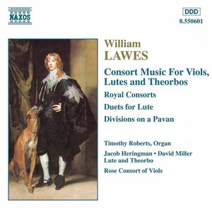 “LAWES: Consort Music for Viols, Lutes and Theorbos”的封面