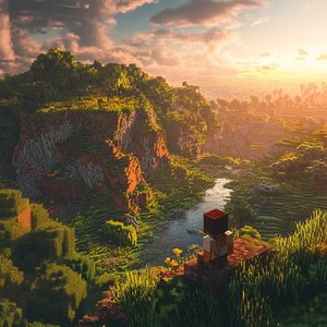 “Minecraft Piano Covers for Sleep”的封面