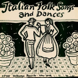 “Italian Folk Songs and Dances”的封面