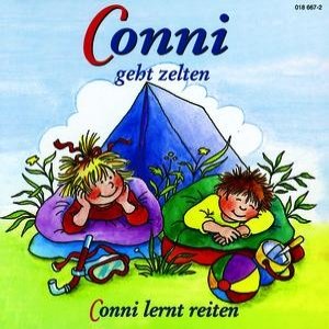 “Conni geht zelten / Conni lernt reiten”的封面