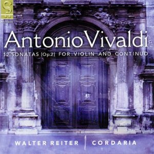 “Antonio Vivaldi: 12 Sonatas for Violin and Continuo, Op.2”的封面