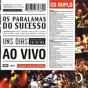 Imagen de 'Uns Dias Ao Vivo'