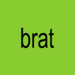 “BRAT”的封面