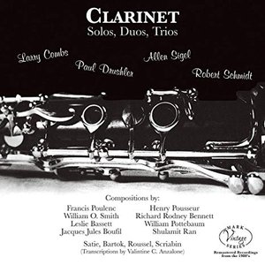 Изображение для 'Clarinet Solos, Duos, Trios'