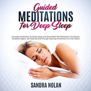 “Guided Meditations for Deep Sleep”的封面