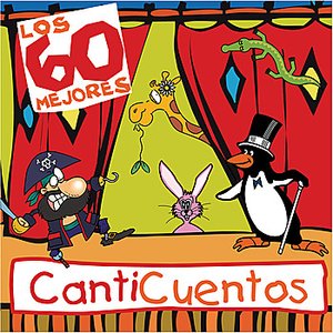 “Los 60 Mejores Canticuentos”的封面