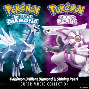 “Pokémon Brilliant Diamond & Shining Pearl: Super Music Collection”的封面