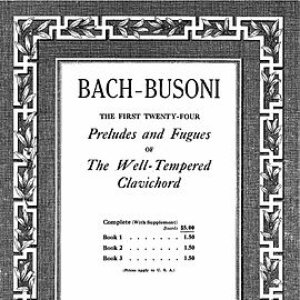 Immagine per 'Busoni: Bach Piano Transcriptions'