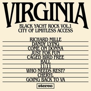 Bild für 'VIRGINIA: Black Yacht Rock Vol. 1'