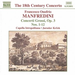 'MANFREDINI: Concerti Grossi Op. 3, Nos. 1-12' için resim