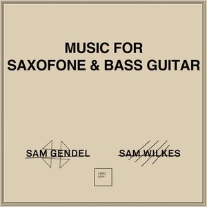Imagem de 'Music for Saxofone & Bass Guitar'