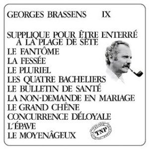 “George Brassens IX (N°11) Supplique pour être enterré à la plage de Sète”的封面