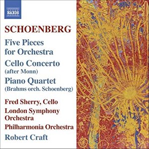 Image for 'Schoenberg, A.: 5 Orchestral Pieces / Brahms, J.: Piano Quartet No. 1 (Orch. Schoenberg)'