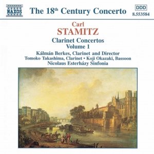'STAMITZ, C.: Clarinet Concertos, Vol.  1'の画像