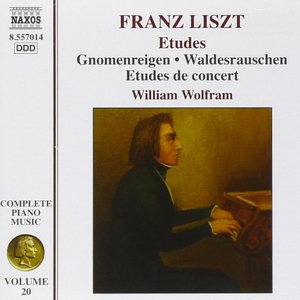 Image for 'Liszt Complete Piano Music, Vol. 20: Gnomenreigen, Waldesrauschen & Études de concert'