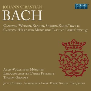 “Bach: Cantatas, BWV 12 & 147”的封面