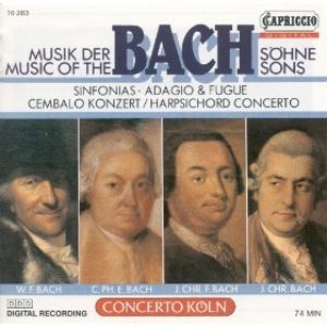 'Bach Sons (The) – Bach, J.C.F. / Bach, W.F. / Bach, C.P.E. / Bach, J.C.' için resim