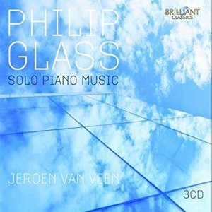 “Glass: Solo Piano Music”的封面