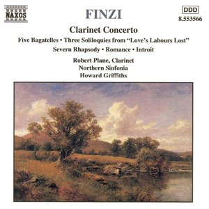 “FINZI: Clarinet Concerto / Five Bagatelles / Three Soliloquies / Romance”的封面