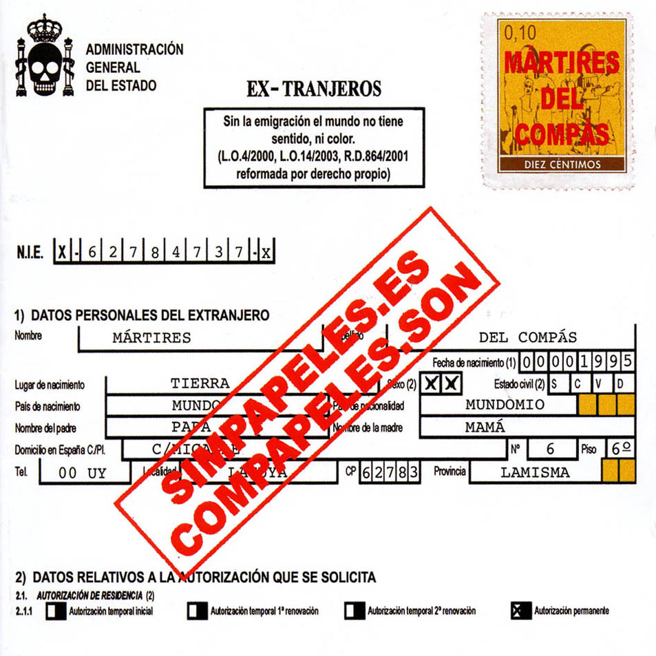Simpapeles.es, Compapeles.son cover