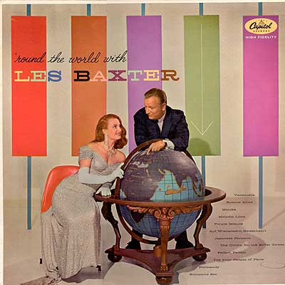 'Round the World With Les Baxter cover
