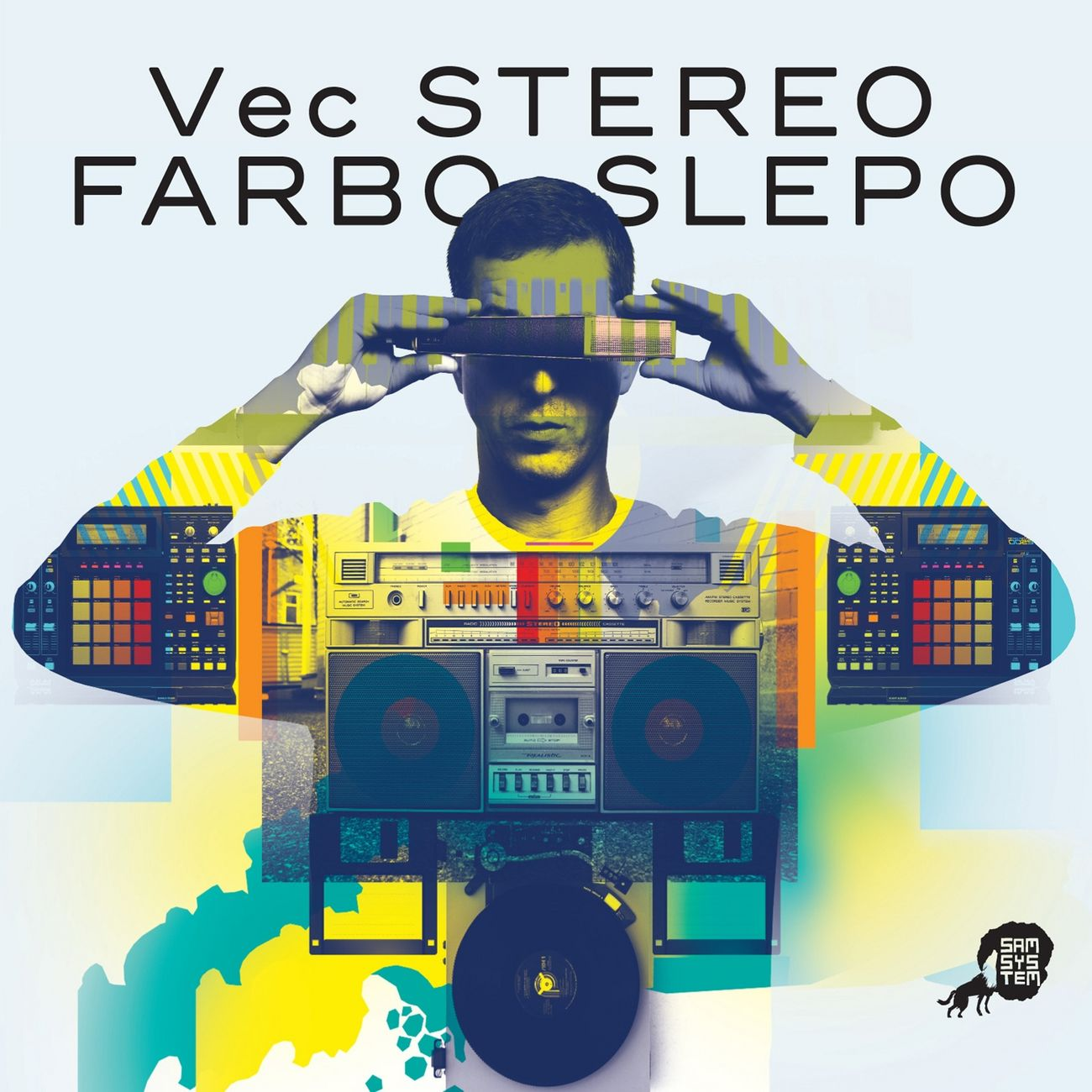 Stereo farbo slepo cover
