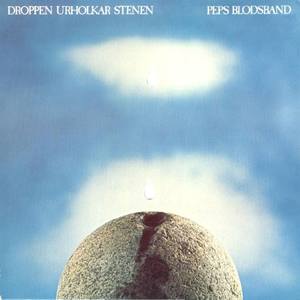 Droppen urholkar stenen cover