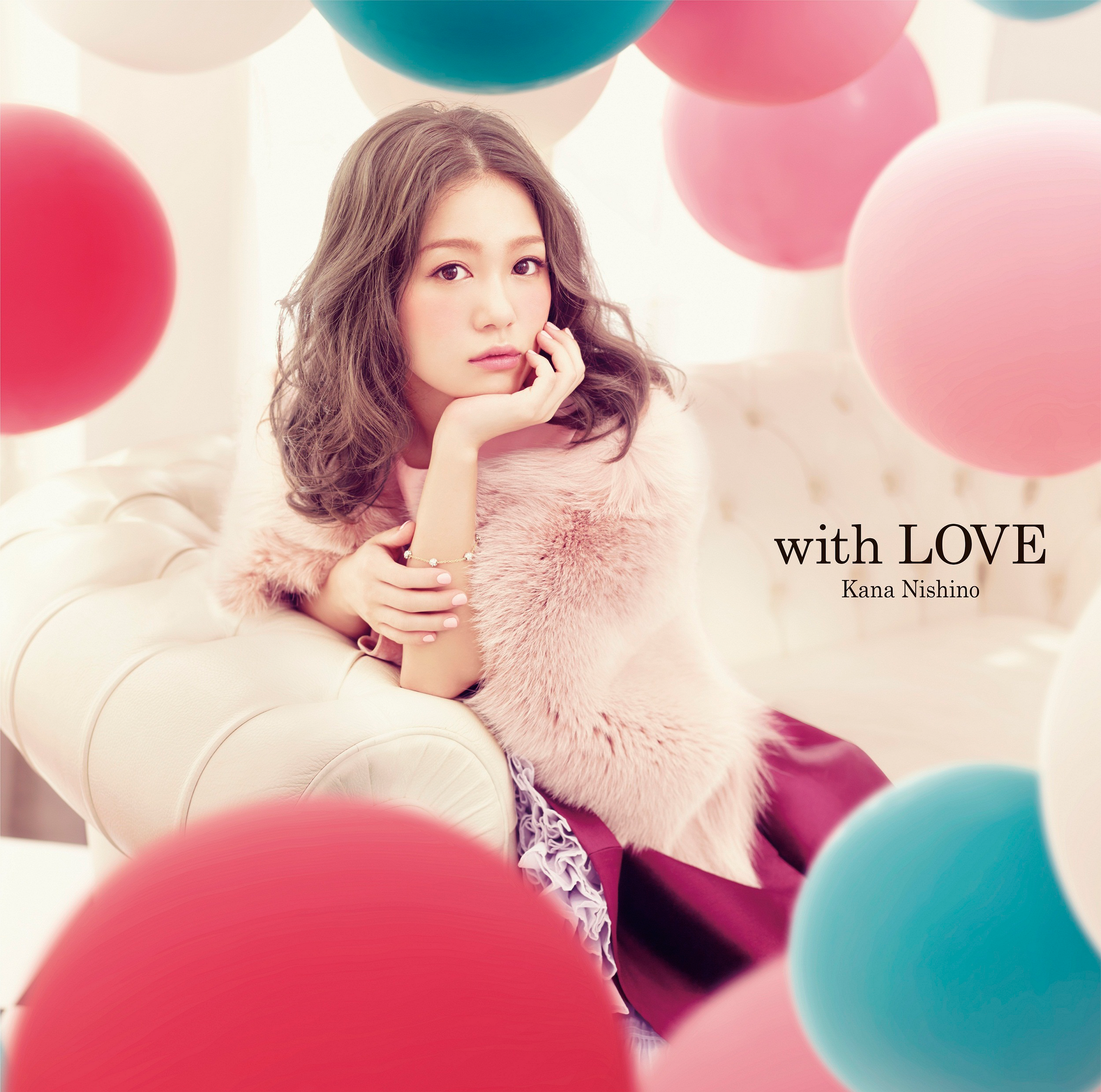 Kana Nishino with LOVE cover artwork